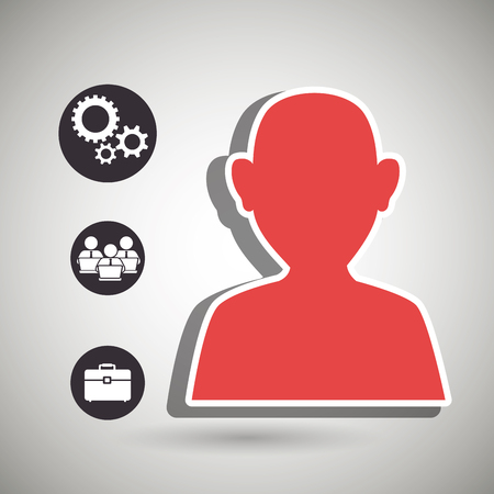 business person  design, vector illustration  graphicのイラスト素材