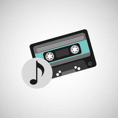 music player  design, vector illustration  graphicのイラスト素材