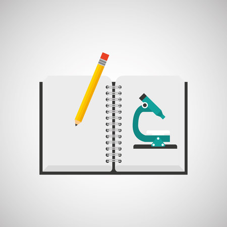 scientific laboratory design, vector illustration  graphicのイラスト素材