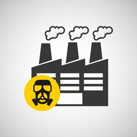 industrial plant design, vector illustration eps10 graphicのイラスト素材