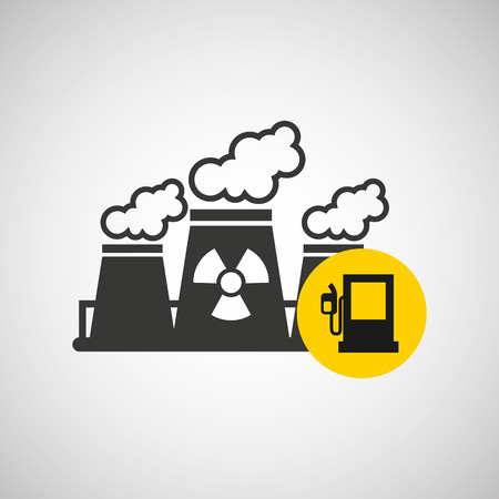 industrial plant design, vector illustration  graphicのイラスト素材