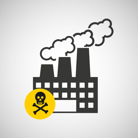 industrial plant design, vector illustration eps10 graphicのイラスト素材