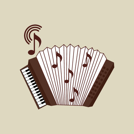 music instrument design, vector illustration  graphicのイラスト素材