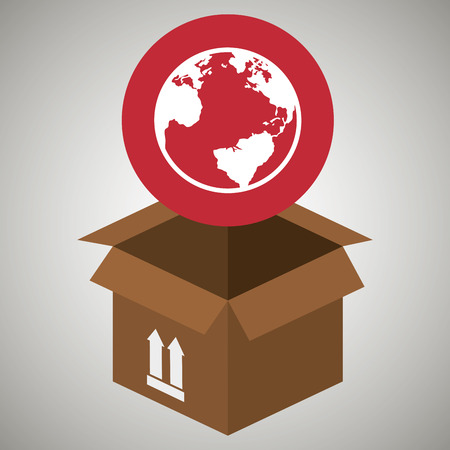 delivery service design, vector illustration eps10 graphicのイラスト素材