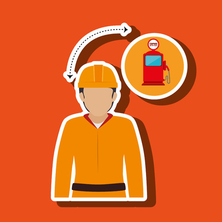 oil industry design, vector illustration eps10 graphicのイラスト素材