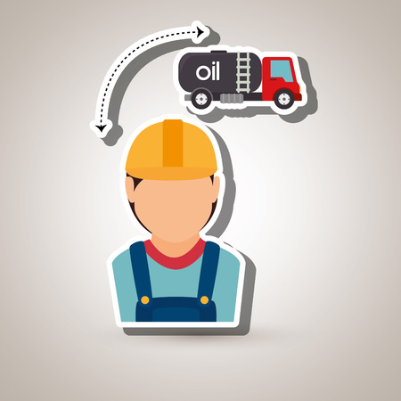 oil industry design, vector illustration eps10 graphicのイラスト素材