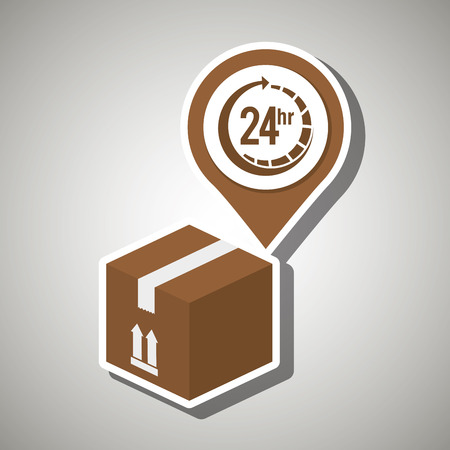 delivery service design, vector illustration eps10 graphicのイラスト素材