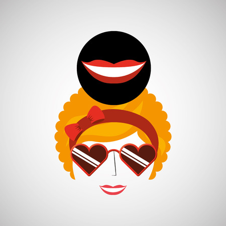 retro party design, vector illustration eps10 graphicのイラスト素材