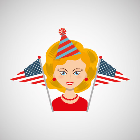 independence day celebration design, vector illustration eps10 graphicのイラスト素材