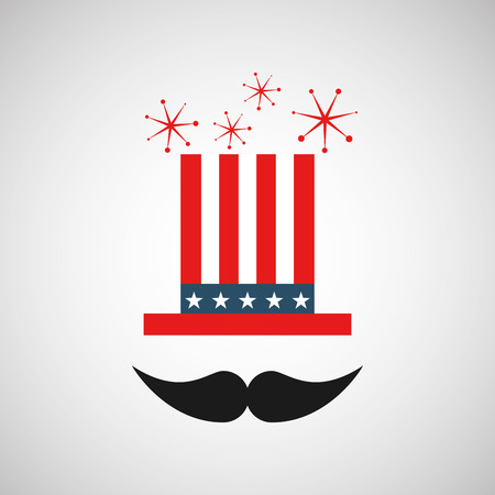 independence day celebration design, vector illustration eps10 graphicのイラスト素材