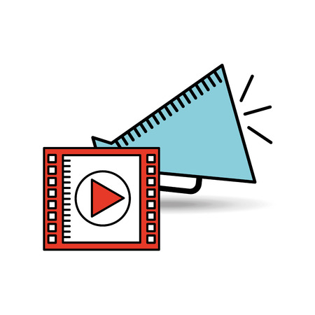 film industry design, vector illustration eps10 graphicのイラスト素材