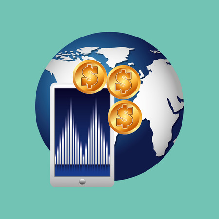 economy concept design, vector illustration eps10 graphicのイラスト素材