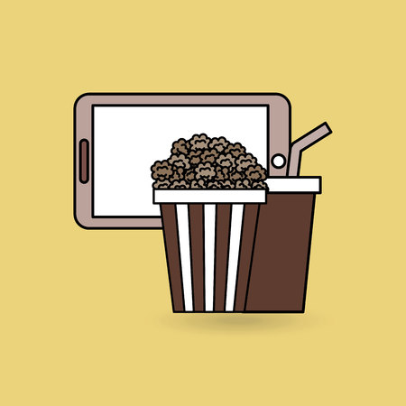 movie online design, vector illustration eps10 graphicのイラスト素材