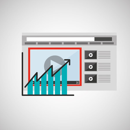 media player design, vector illustration eps10 graphicのイラスト素材