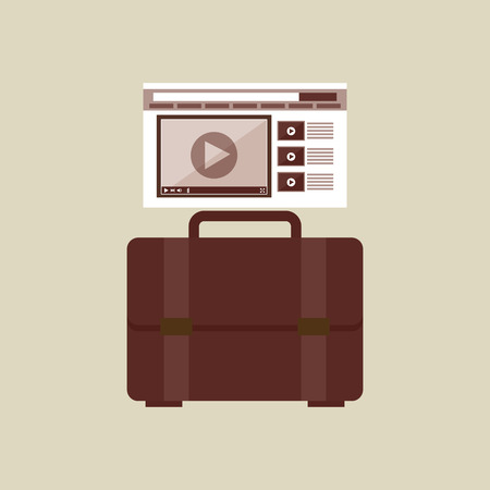 media player design, vector illustration eps10 graphicのイラスト素材
