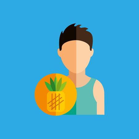 food and people design, vector illustration eps10 graphicのイラスト素材