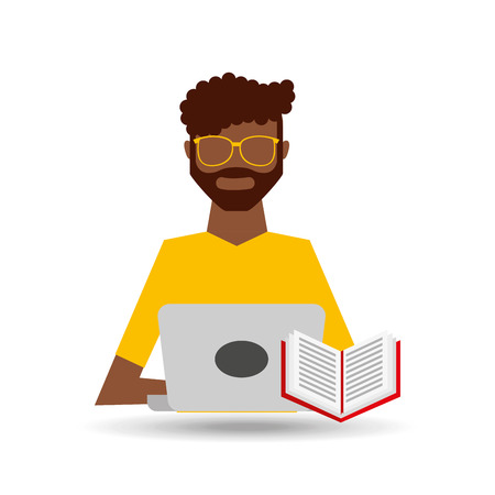 computer user design, vector illustration eps10 graphicのイラスト素材