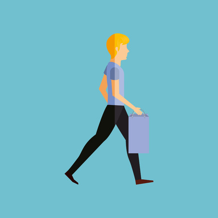 people shopping design, vector illustration eps10 graphicのイラスト素材