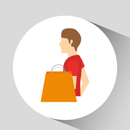 people shopping design, vector illustration eps10 graphicのイラスト素材