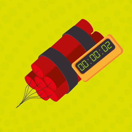 explosive cartoon design, vector illustration eps10 graphicのイラスト素材