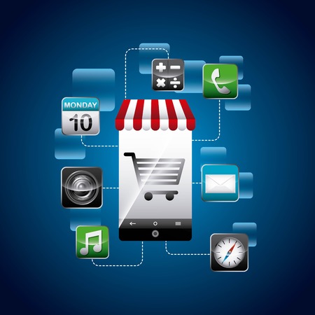 app store design, vector illustration eps10 graphicのイラスト素材