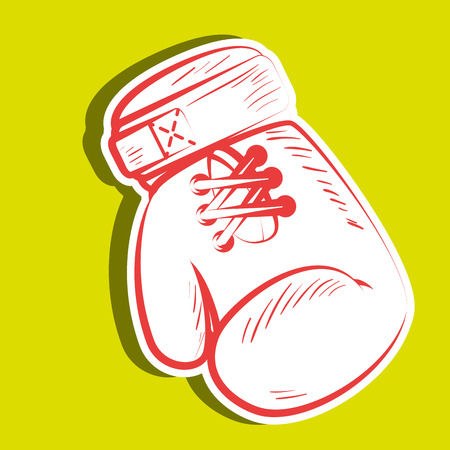 boxing sport design, vector illustration eps10 graphicのイラスト素材