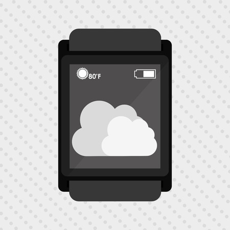 wearable technology design, vector illustration eps10 graphicのイラスト素材