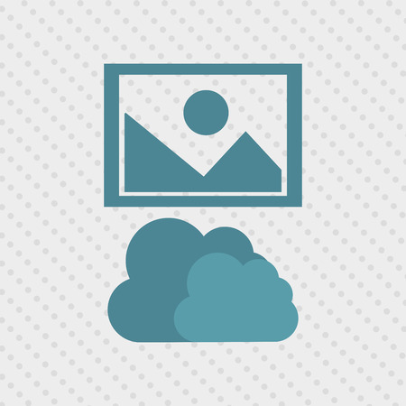 cloud computing design, vector illustration eps10 graphicのイラスト素材