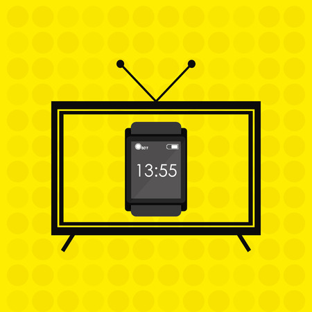 wearable technology design, vector illustration eps10 graphicのイラスト素材