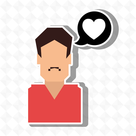 person avatar design, vector illustration eps10 graphicのイラスト素材