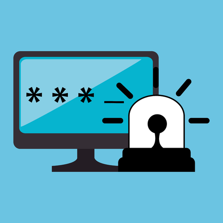 security password  design, vector illustrationのイラスト素材