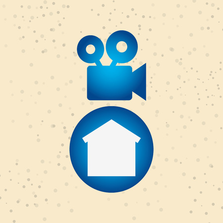 smart house design, vector illustration eps10 graphicのイラスト素材