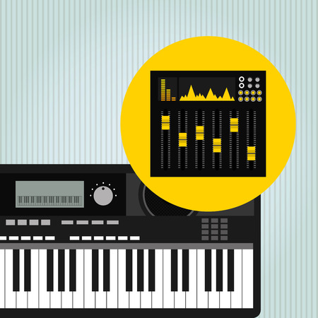musical production design, vector illustration eps10 graphicのイラスト素材