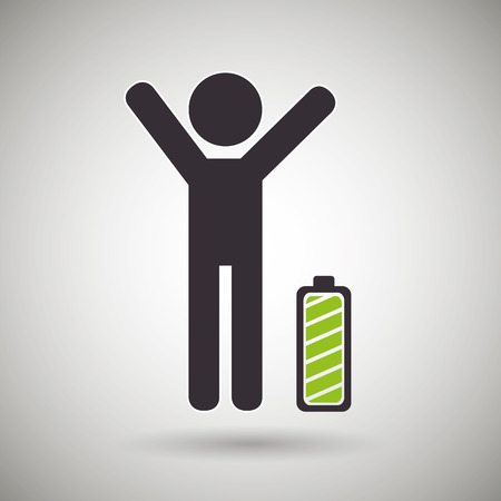 energy icon design, vector illustration eps10 graphicのイラスト素材