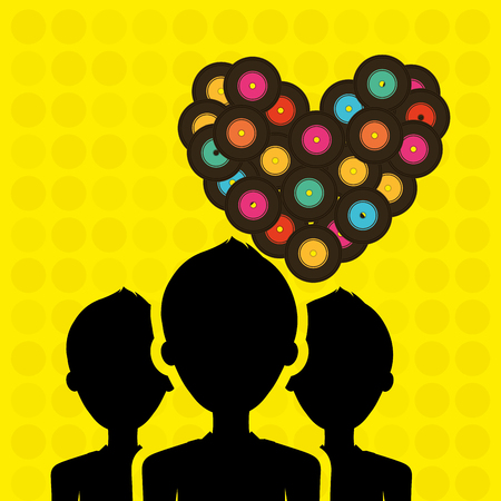 mobile audio design, vector illustration eps10 graphicのイラスト素材