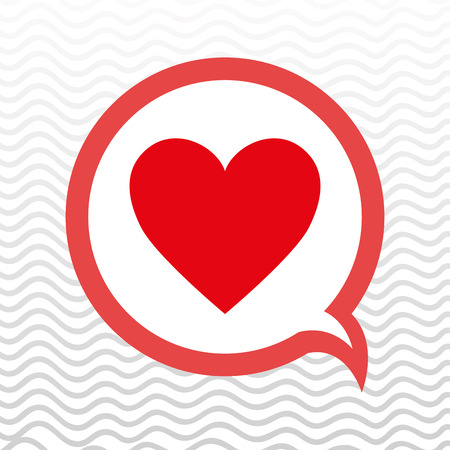 love heart design, vector illustration eps10 graphicのイラスト素材