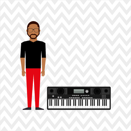 musical production design, vector illustration eps10 graphicのイラスト素材