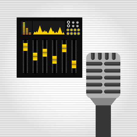 musical production design, vector illustration eps10 graphicのイラスト素材