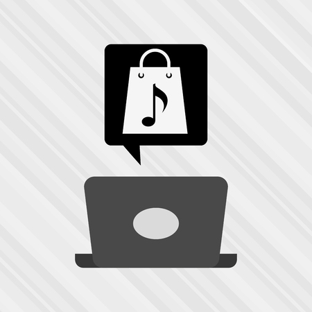 mobile audio design, vector illustration eps10 graphicのイラスト素材