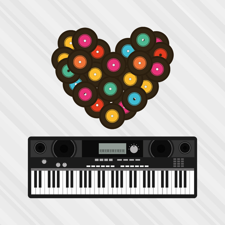 musical production design, vector illustration eps10 graphicのイラスト素材