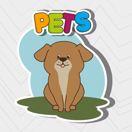 cute pets design, vector illustration eps10 graphicのイラスト素材