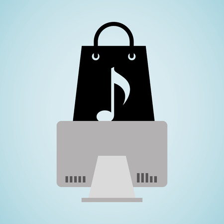 mobile audio design, vector illustration eps10 graphicのイラスト素材