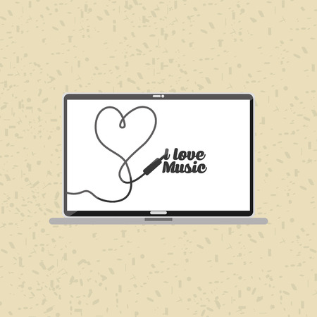 music lifestyle design, vector illustration eps10 graphicのイラスト素材