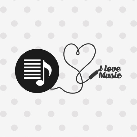 music lifestyle design, vector illustration eps10 graphicのイラスト素材