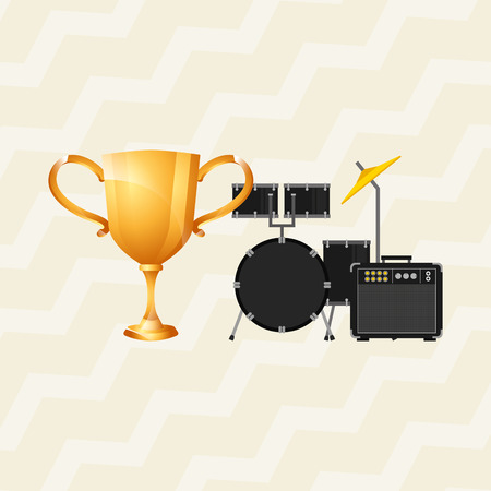Music Awards design, vector illustration eps10 graphicのイラスト素材