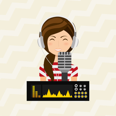music lifestyle design, vector illustration eps10 graphicのイラスト素材