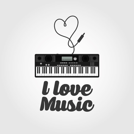 music lifestyle design, vector illustration eps10 graphicのイラスト素材