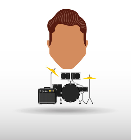 music lifestyle design, vector illustration eps10 graphicのイラスト素材