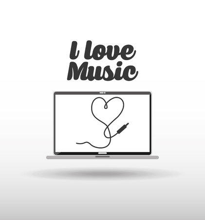 music lifestyle design, vector illustration eps10 graphicのイラスト素材