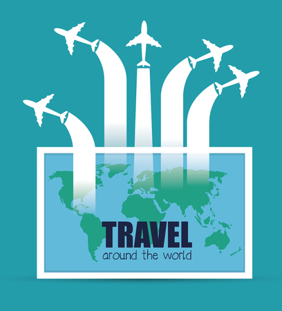 travel concept design, vector illustration eps10 graphicのイラスト素材